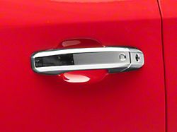 Smart Key Door Handle Covers; Chrome (19-23 Silverado 1500)