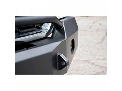 Expedition One Front Bumper with Hoop; Textured Black (16-18 Silverado 1500)