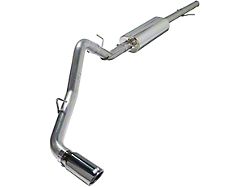 Bold Performance Single Exhaust System with Black and Polished Tip; Side Exit (10-18 5.3L Silverado 1500)