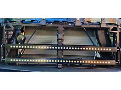 Dual 40-Inch White LED Light Bars with Grille Mounting Brackets (19-21 Silverado 1500)