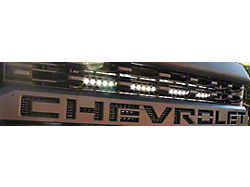 Single 30-Inch White LED Light Bar with Grille Mounting Brackets (19-21 Silverado 1500)