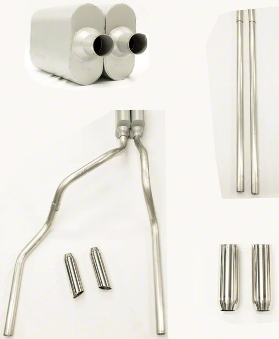 MPI Exhaust Technologies RAM 2500 2.50Inch Dual Exhaust System with