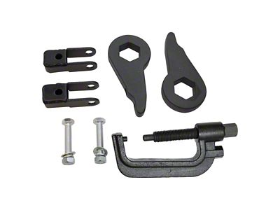 Freedom Offroad 1 to 3-Inch Leveling Kit Torsion Keys with Install Tool and Shock Extenders (99-06 Sierra 1500)