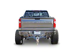 Chassis Unlimited Octane Series Rear Bumper; Not Pre-Drilled for Backup Sensors; Black Textured (19-23 Silverado 1500)