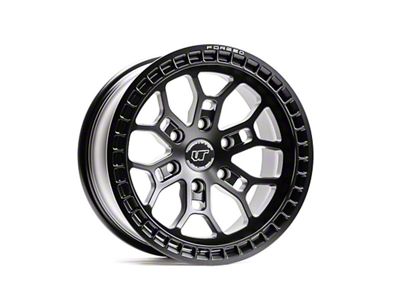 VR Forged D02 Matte Black 6-Lug Wheel; 17x8.5; 0mm Offset (19-23 Sierra 1500)