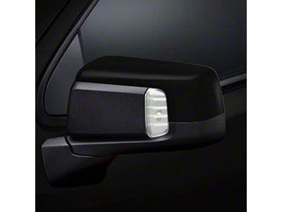 GM Side Mirror Covers; Black (19-23 Sierra 1500)