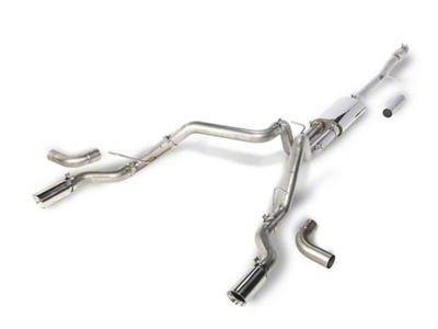 Proven Ground Dual Exhaust System with Polished Tips; Side/Rear Exit (19-23 5.3L Silverado 1500 w/o Factory Dual Exhaust)