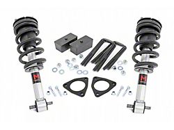 Rough Country 2.50-Inch Leveling Lift Kit with Lifted M1 Monotube Struts (07-18 Silverado 1500 w/ Stock Cast Steel or Cast Aluminum Control Arms)