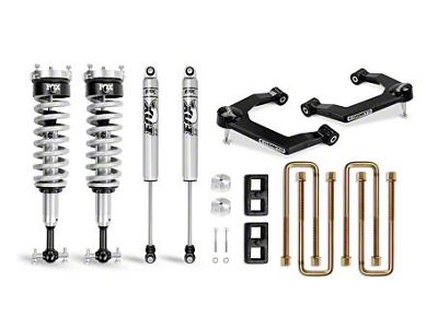 Cognito Motorsports 3-Inch Performance Uniball Leveling Lift Kit with FOX PS 2.0 IFP Shocks (19-23 Sierra 1500, Excluding AT4)
