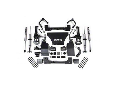 BDS 6-Inch Snap Ring Coil-Over Suspension Lift Kit with FOX 2.0 Shocks (19-23 4WD Silverado 1500, Excluding Duramax, Trail Boss & ZR2)