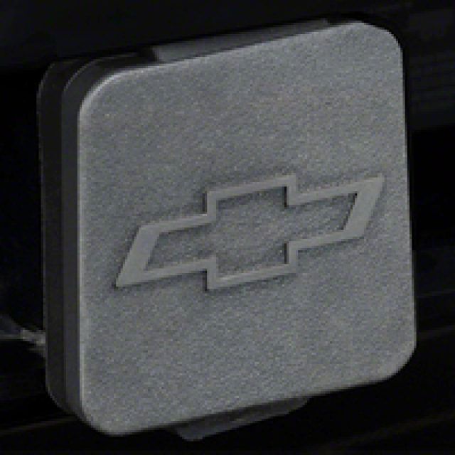 GM Tahoe Hitch Cover with Bowtie Logo; Black 23181344 (Universal; Some