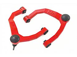 Rough Country Forged Upper Control Arms; Red (19-23 Sierra 1500)