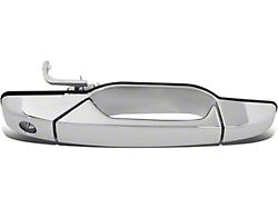 Door Pull Handle with Keyhole; Front Passenger Side; Chrome (07-13 Silverado 1500)