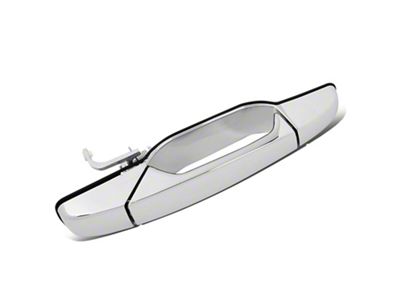 Door Pull Handle without Keyhole; Front Passenger Side; Chrome (07-13 Silverado 1500)