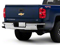 Factory Style Rear Bumper with Parking Sensors; Chrome (14-18 Sierra 1500)