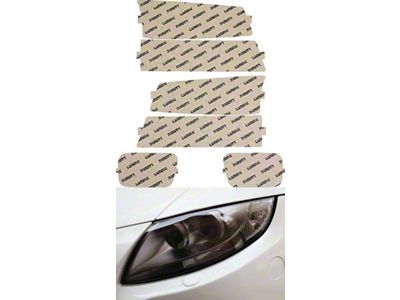 Lamin-X Headlight Tint Covers; Gunsmoke (03-06 Silverado 1500)