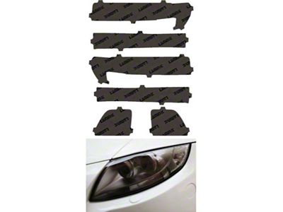 Lamin-X Headlight Tint Covers; Gunsmoke (19-21 Silverado 1500; 2022 Silverado 1500 LTD)