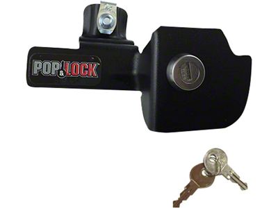 Manual Tailgate Lock; Black (99-06 Sierra 1500)