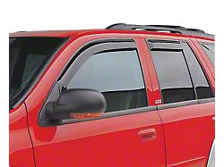 EGR In-Channel Window Visors; Front and Rear; Dark Smoke (99-06 Sierra 1500)