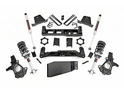 Rough Country 6-Inch Suspension Lift Kit with M1 Struts and M1 Rear Shocks (07-13 4WD Silverado 1500)
