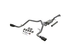 Flowmaster FlowFX Dual Exhaust System with Black Tips; Side Exit (19-23 2.7L Sierra 1500)