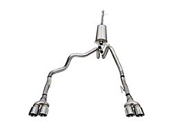 Corsa Performance Sport Dual Exhaust System with Polished Tips; Rear Exit (19-23 5.3L Silverado 1500)