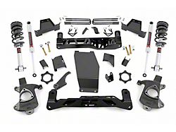 Rough Country 6-Inch Suspension Lift Kit with M1 Struts and M1 Rear Shocks (14-18 4WD Silverado 1500 w/ Stock Cast Aluminum or Stamped Steel Control Arms)