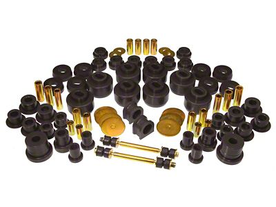 Total Bushing Kit; Black (07-14 4WD Sierra 2500 HD)