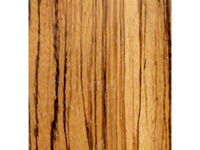 RETROLINER Real Wood Bed Liner; Zebra Wood; HydroShine Finish; Mild Steel Punched Bed Strips (07-13 Silverado 1500 w/ 5.80-Foot Short Box)