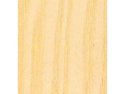 RETROLINER Real Wood Bed Liner; Ash Wood; HydroSatin Finish; Polished Stainless Punched Bed Strips (19-23 Silverado 1500 w/ 6.50-Foot Standard Box)