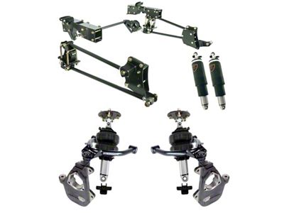 Ridetech HQ Series Air Suspension System (07-16 Sierra 1500 w/ Stock Cast Steel Control Arms)