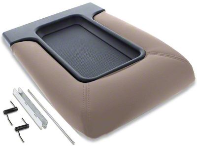 EcoAuto Center Console Lid Replacement Kit; Beige (99-06 Sierra 1500)