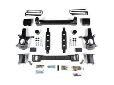 Zone Offroad 6.50-Inch Suspension Lift Kit (14-18 2WD Sierra 1500 w/ Stock Cast Aluminum or Stamped Steel Control Arms, Excluding Denali)