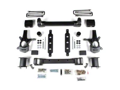 Zone Offroad 6.50-Inch Suspension Lift Kit with FOX Shocks (14-18 2WD Sierra 1500 w/ Stock Cast Steel Control Arms, Excluding Denali)