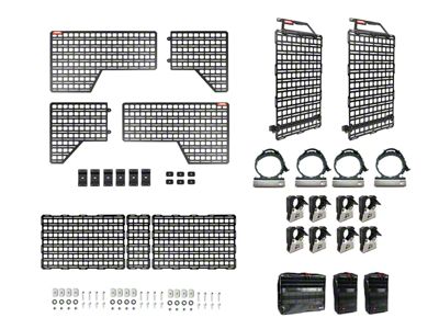BuiltRight Industries Gear Organization MOLLE System; Pro Kit (19-23 Sierra 1500 w/ 5.80-Foot Short Box)