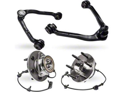 Front Upper Control Arms with Wheel Hub Assemblies (99-06 4WD Silverado 1500)