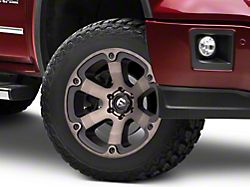 Fuel Wheels Beast Matte Black Machined with Dark Tint 6-Lug Wheel; 20x10; -18mm Offset (14-18 Sierra 1500)