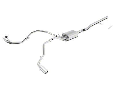 Borla S-Type Dual Exhaust System with Chrome Tips; Side Exit (14-18 5.3L Sierra 1500)