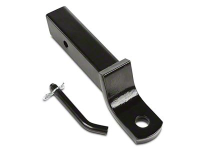 Rugged Ridge 2-Inch Receiver Ball Mount and Hitch Pin; 0-Inch Drop (Universal; Some Adaptation May Be Required)