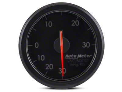 Auto Meter AirDrive Boost/Vac Gauge; Electrical (Universal; Some Adaptation May Be Required)