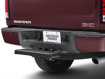 RedRock Aluminum Hitch Step for 2-Inch Receiver; Black (Universal; Some Adaptation May Be Required)
