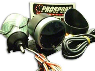 Prosport 52mm Premium Series Boost Gauge; Electrical; Green/White (Universal; Some Adaptation May Be Required)