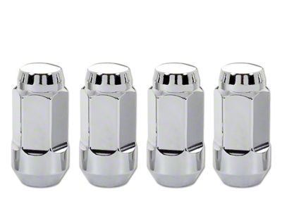 McGard Chrome Bulge Cone Seat Style Lug Nut Kit; 14mm x 1.5; Set of 4 (99-23 Sierra 1500)