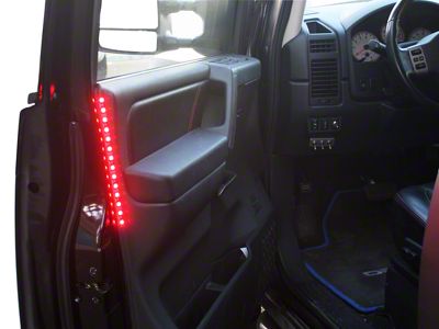 Delta Door Accent LED Light Strip; Red (Universal; Some Adaptation May Be Required)