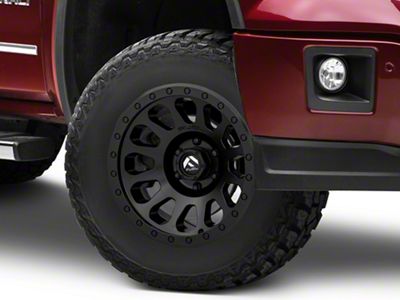 Fuel Wheels Vector Matte Black 6-Lug Wheel; 17x9; -12mm Offset (14-18 Sierra 1500)