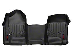 Rough Country Heavy Duty Front Floor Mats; Black (14-18 Sierra 1500)