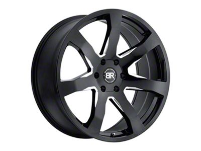 Black Rhino Mozambique Gloss Black Milled 6-Lug Wheel; 24x10; 25mm Offset (19-23 Sierra 1500)