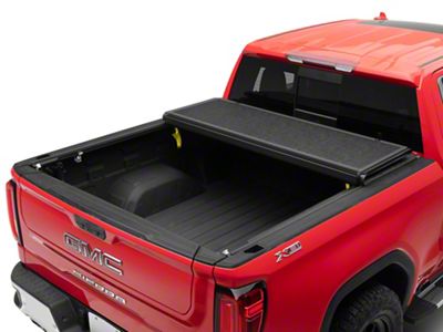 Proven Ground Low Profile Hard Tri-Fold Tonneau Cover (19-23 Sierra 1500 w/ 5.80-Foot Short & 6.50-Foot Standard Box)