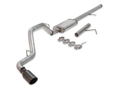 Flowmaster FlowFX Single Exhaust System with Black Tip; Side Exit (09-13 5.3L Silverado 1500)