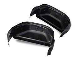 Rear Wheel Well Guards; Black (19-23 Sierra 1500)